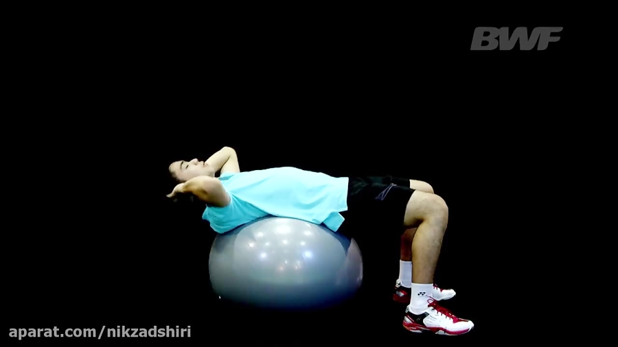 CE2M8V50 Swiss Ball Twisting Trunk Curl