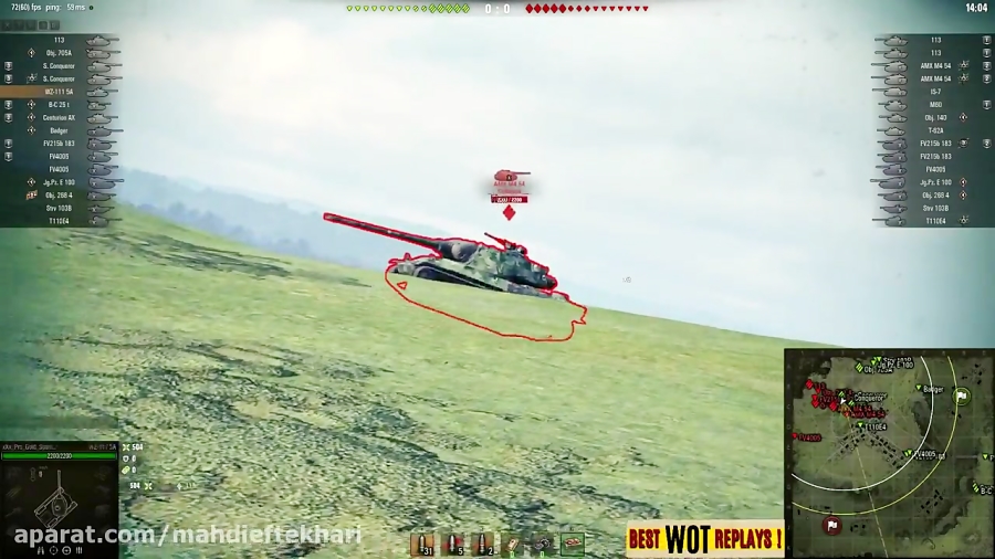 Chinese tier X Heavy Tank WZ-111 Model 5A - 7 Kills 10K Damage Westfield WOT World of Tanks Gameplay