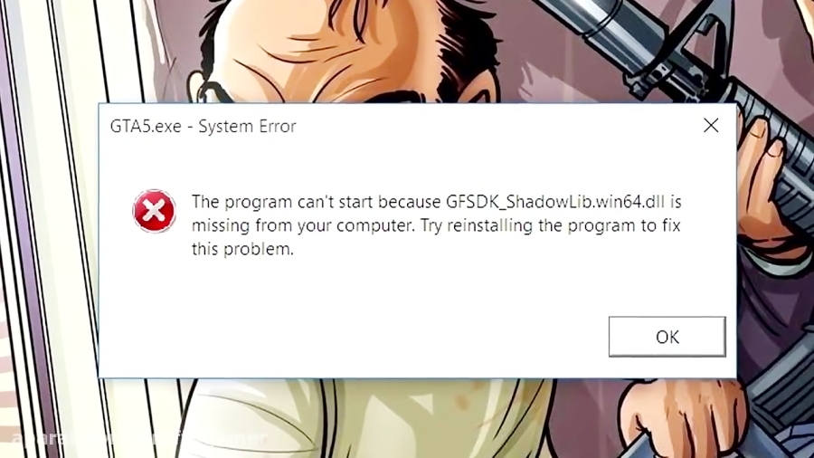 Gfsdk shadowlib win64 dll gta 5 ошибка