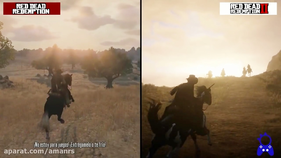 مقایسه گرافیک بازی Red Dead Redemption 2 با Red Dead 1