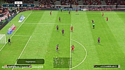 گیم پلی کوتاه از دموی بازی pes 2019