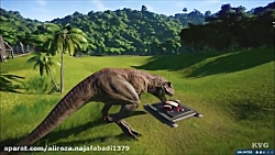 گیم پلی تی رکس در بازی Jurassic World Evolution