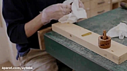 ساخت جعبه ی حلقه از جنس چوب توسط ایشیتانی