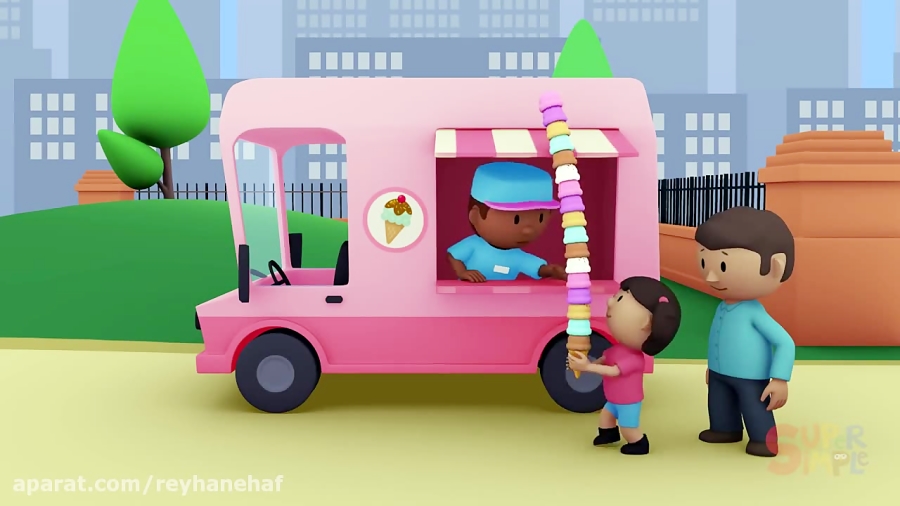 Ivan S Ice Cream Truck Goes Through The Car Wash Cartoon For Kids