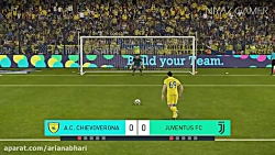 CHIEVO vs JUVENTUS FC | Penalty Shootout | C.Ronaldo debut | PES 2018 Gameplay PC