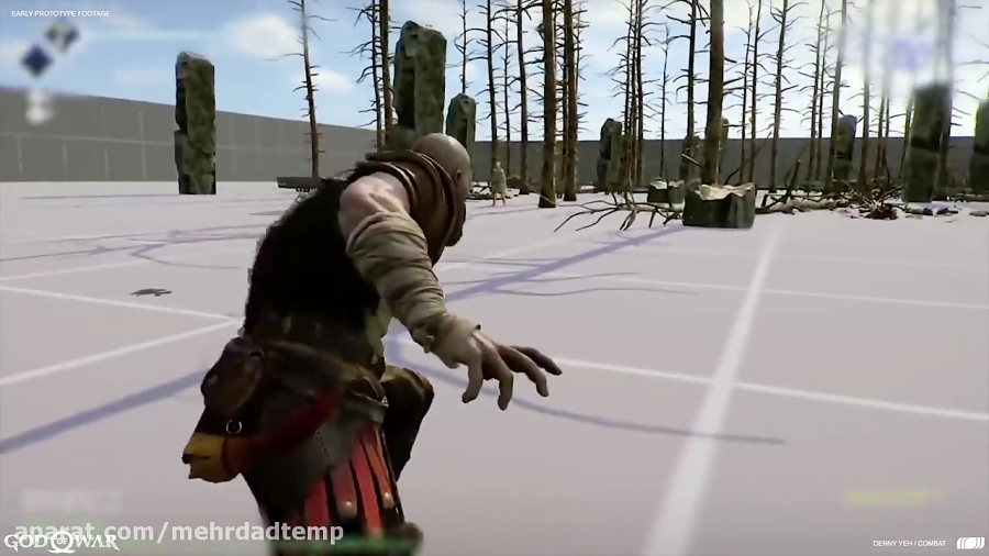 شبیه ساز مبارزه با Baldur ( بالدار ) در بازی God Of War 2018 قسمت 2