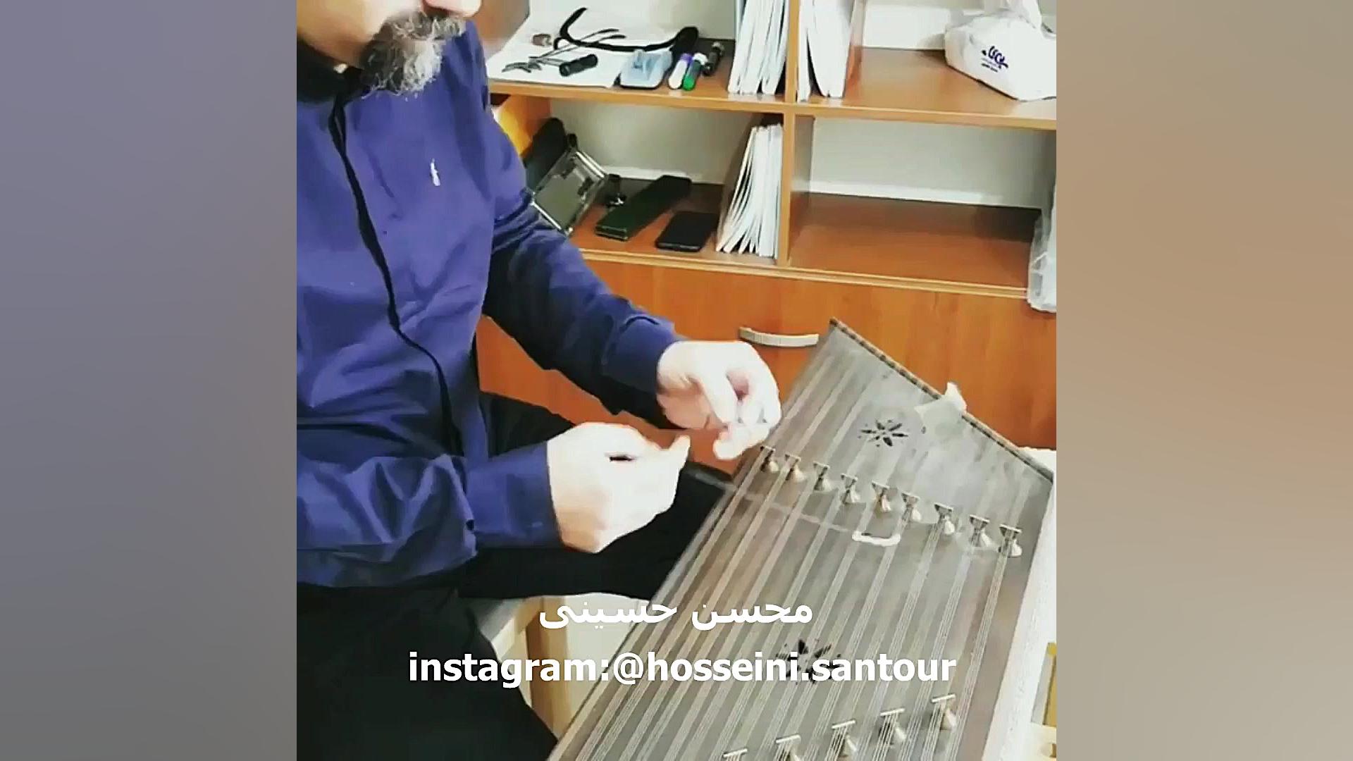 بداهه نوازی سنتور- محسن حسینی محسن حسینی-آهنگساز و نوازنده