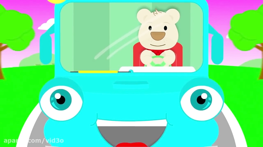 Wheels On The Bus Go Round And Round Kids Songs by Little Angel