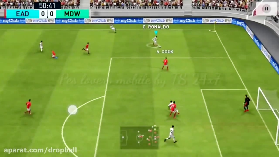 How to perform Curl shot/knuckle shot ( advance classic ) in PES 2018 Mobile [Ful