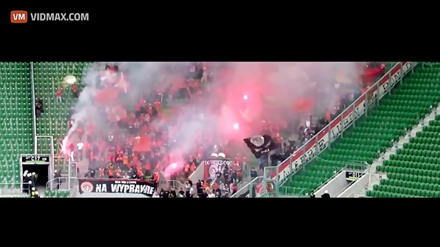 Polish football_soccer fan set on fire by stadium secur