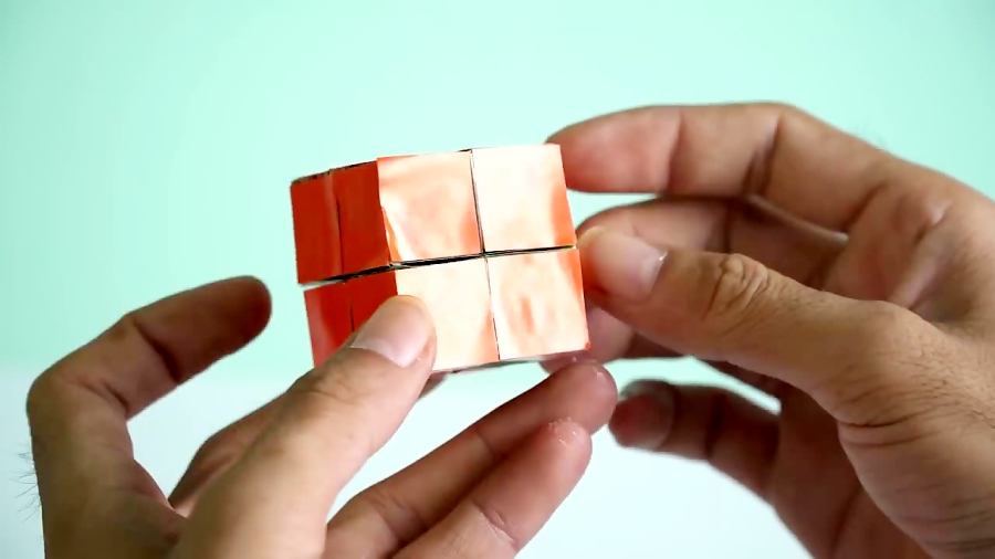 How To Make Infinity Cube DIY At Home from Cardboard