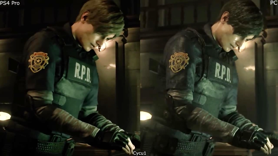 مقایسه گرافیک Resident Evil 2 Remake روی PC و PS4 PRO