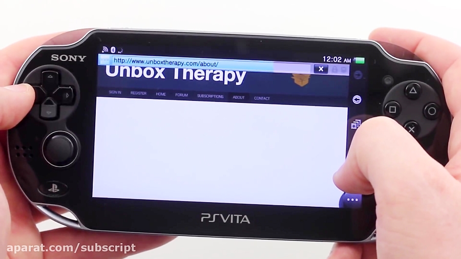 آنباکس کنسول بازی PlayStation Vita (PS Vita)