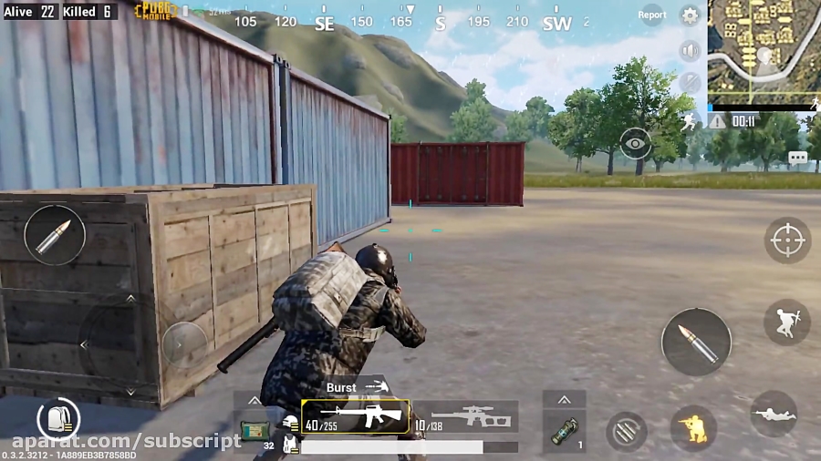 بازی PUBG Mobile بازیکنان Noob و Pro در مقابل Hacker !!