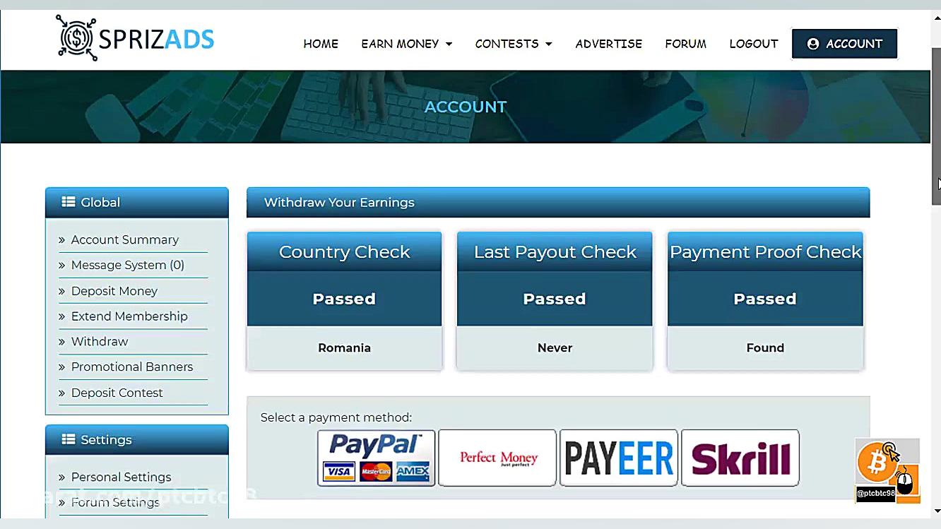 آموزش , برداشت , پول , سایت , کلیکی , sprizads , https: , www , emoneyspace , com , btcptc98
آموزش