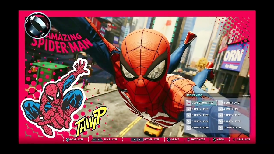 تریلر جدید Spider man ps4 با محوریت photo mode