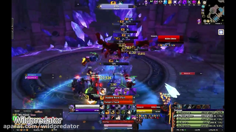 Wildpredator Surrender To Madness Vs Skorpyron Mythic In Nighthold