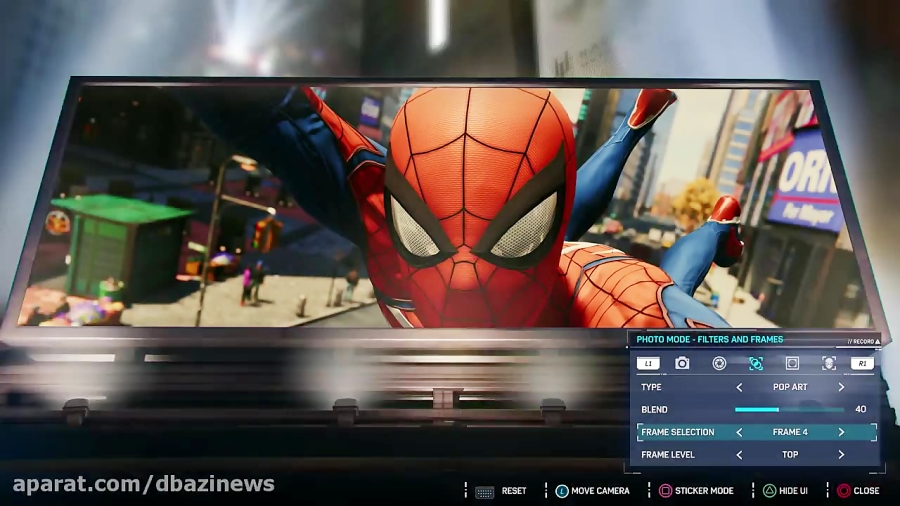 تریلر جدید Spider - Man حالت Photo Mode را نشان می دهد