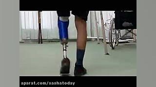 تست پای مصنوعی تولید شده توسط ارتوپدی فنی بهساز منافذ باز پوست