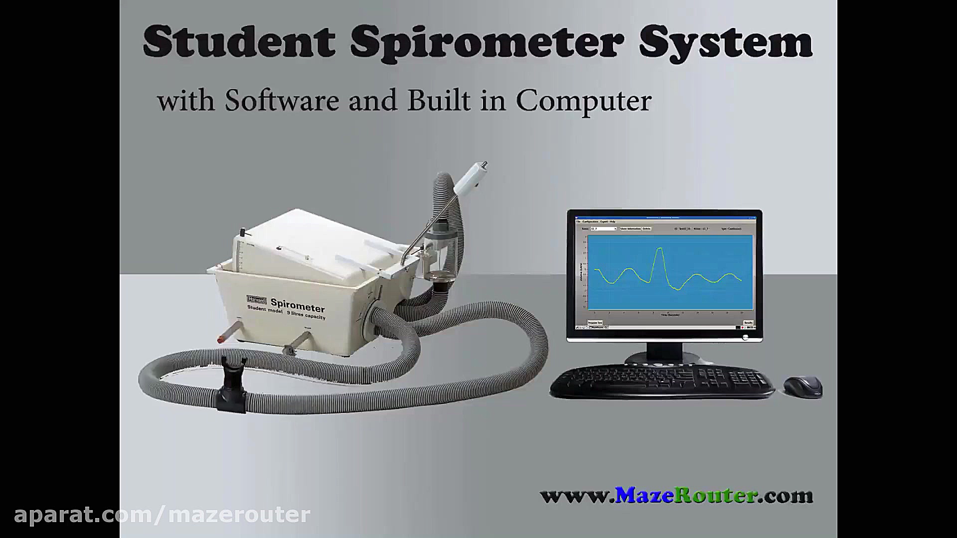Student Spirometer System - نرم افزار سیستم اسپیرومتر دندانپزشک زیبایی