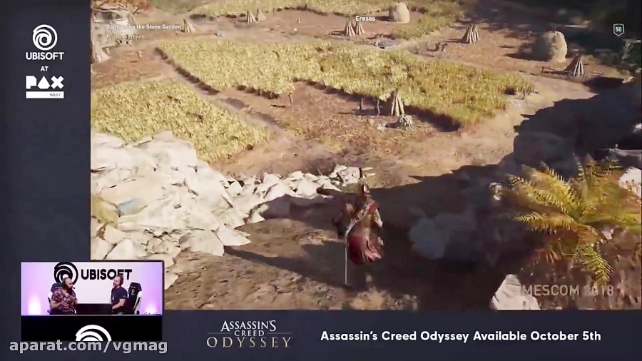 VGMAG - Assassin#039;s Creed Odyssey Gameplay - PAX West 2018