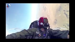 جنگنده اف 16 در پرواز تبلیغاتی