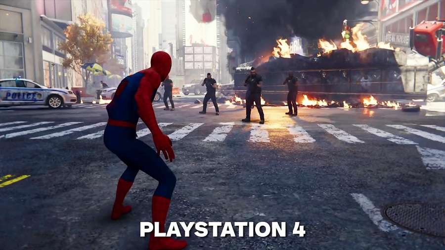 مقایسه گرافیک بازی Spider - Man در PS4 با PS4 PRO