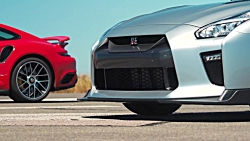 درگ ب ام و M5 با نیسان GT R و...