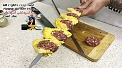 آموزش بال لقمه مخلوط بال کبابی...