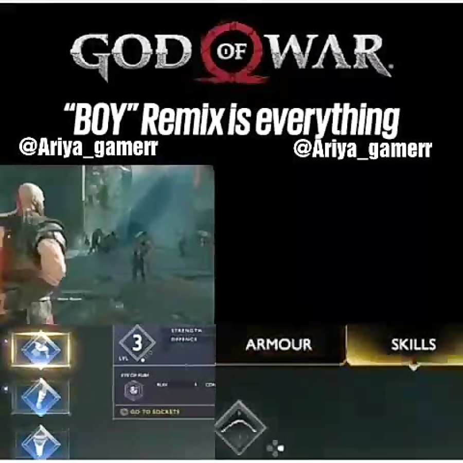 ریمیکس بوی/Boy در God Of War 4