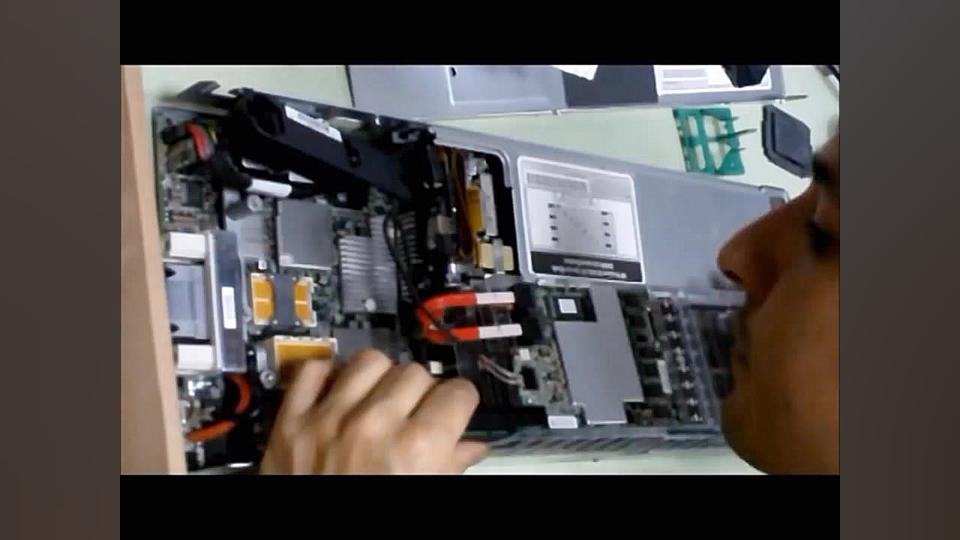 how to - upgrade HP BL465c (RAM, CPU, HBA) برداشتن خال