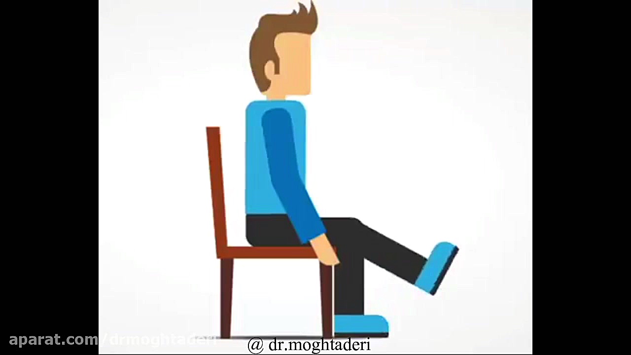 ورزش تقویت عضلات زانو با استفاده از صندلی دکتر علیرضا مقتدری | متخصص طب فیزیکی