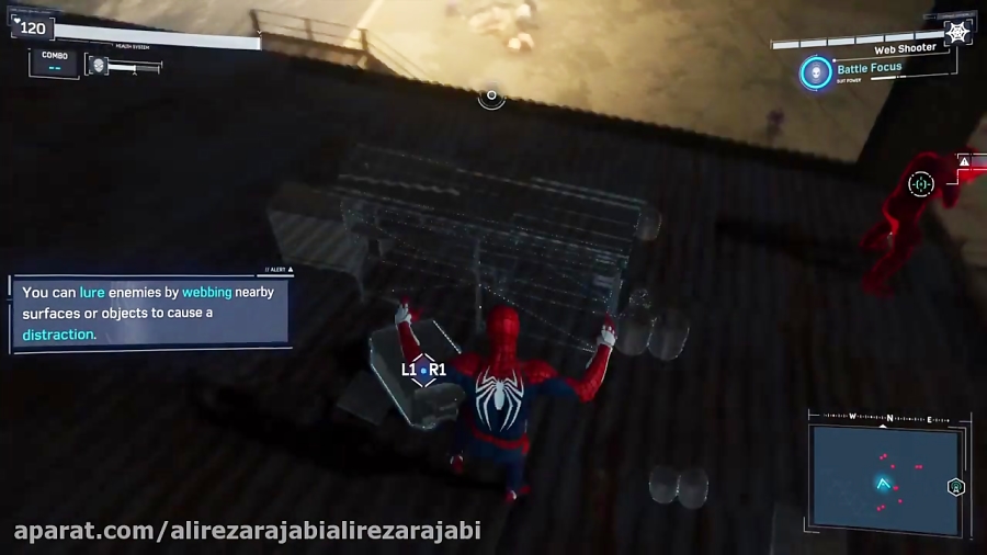 گیم پلی بازی marvels spider man