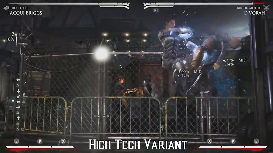 Mortal Kombat X: Jacqui Briggs Kombo Video (1080p/60FPS)