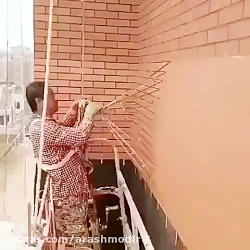 ساخت دیوار به روش چینی ها عجب نخبه ای هست