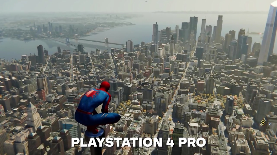مقایسه گرافیک بازی Spider-Man PS4 بر روی PS4 Pro و PS4