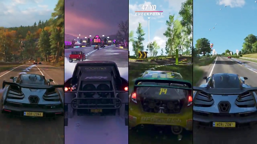 عملکرد گرافیکی Forza Horizon 4 با رزولوشن 1080p60 و 4K30