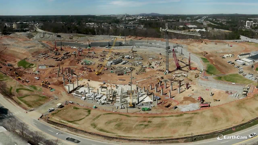 Official Atlanta Braves SunTrust Park Construction 4K Time-Lapse