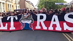 حضور پرشور هواداران پاری سن ژر...