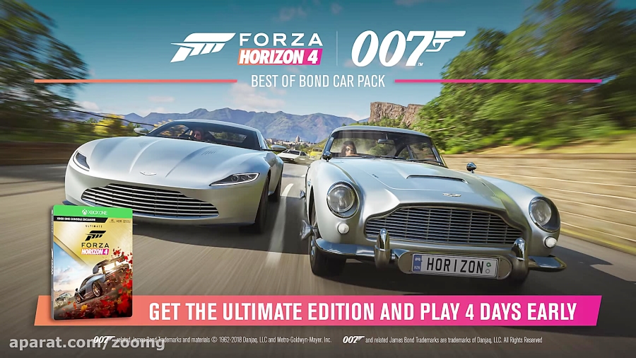 تریلر بسته الحاقی James Bond بازی Forza Horizon 4 - زومجی