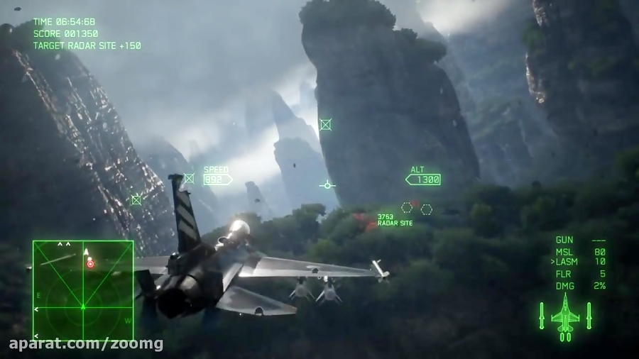 نمایش گیم پلی بازی Ace Combat 7: Skies Unknown در TGS 2018