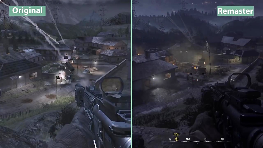 مقایسه گرافیک COD ۴ Modern Warfare نسخه اصلی با ریمستر