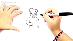 How to draw a Cook | Cook Easy Draw Tutorial How to draw a Cook | Cook Easy Draw Tutori...