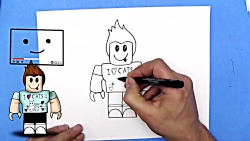 How To Draw Builderman Roblox