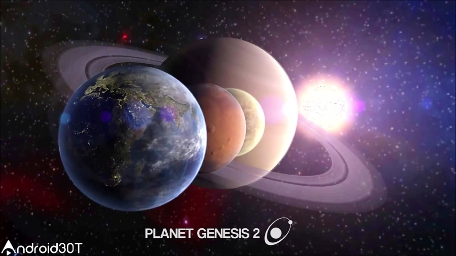 ویدیو تریلر معرفی بازی طراحی سیارات ndash; Planet Genesis 2 ndash; solar syste