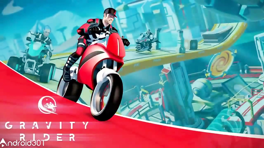 ویدیو معرفی بازی موتورسواری آنلاین Gravity Rider: Space Bike Racing Game Online