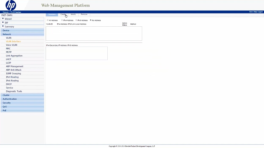 HP Switch Dhcp Relay