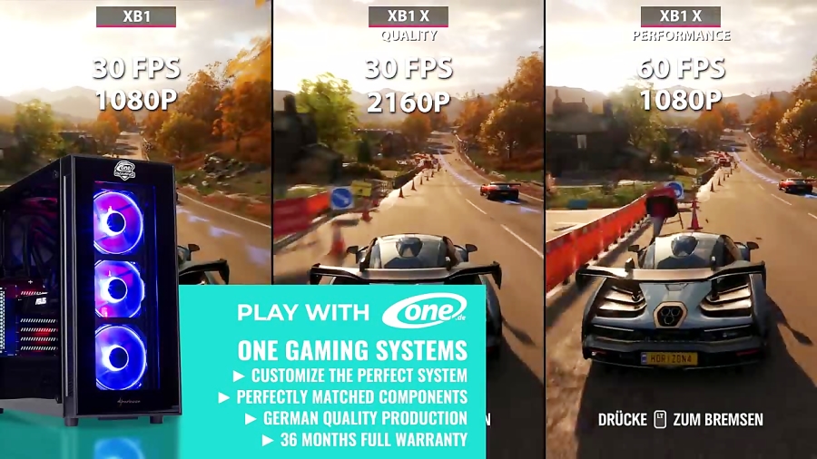 عملکرد بازی Forza Horizon 4 روی  Xbox One و Xbox One X