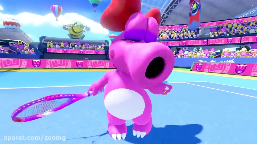 تریلر معرفی کاراکتر Birdo در بازی Mario Tennis Aces-زومجی