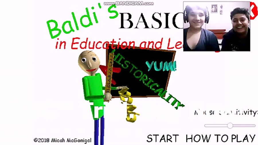 baldis basics in education and learning!!gameplay!! اولین بازی ترسناکم